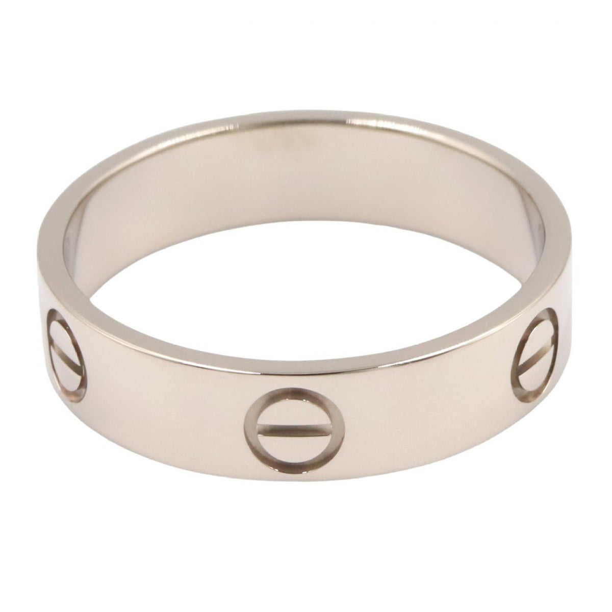 CARTIER Love Ring · 18K White Gold