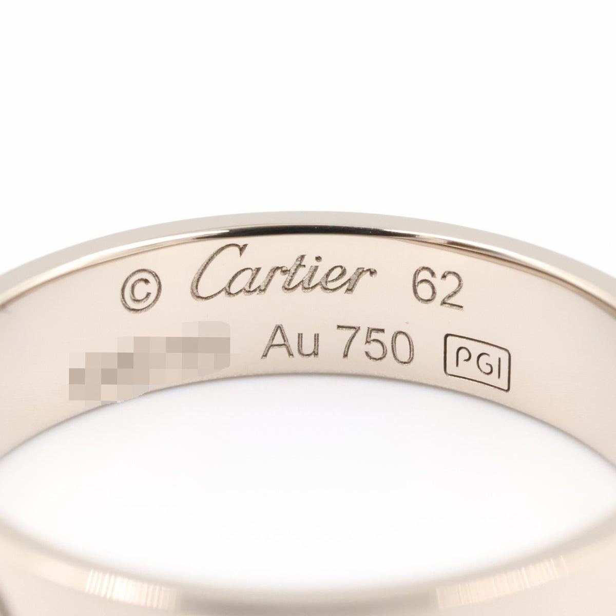 CARTIER Love Ring · 18K White Gold