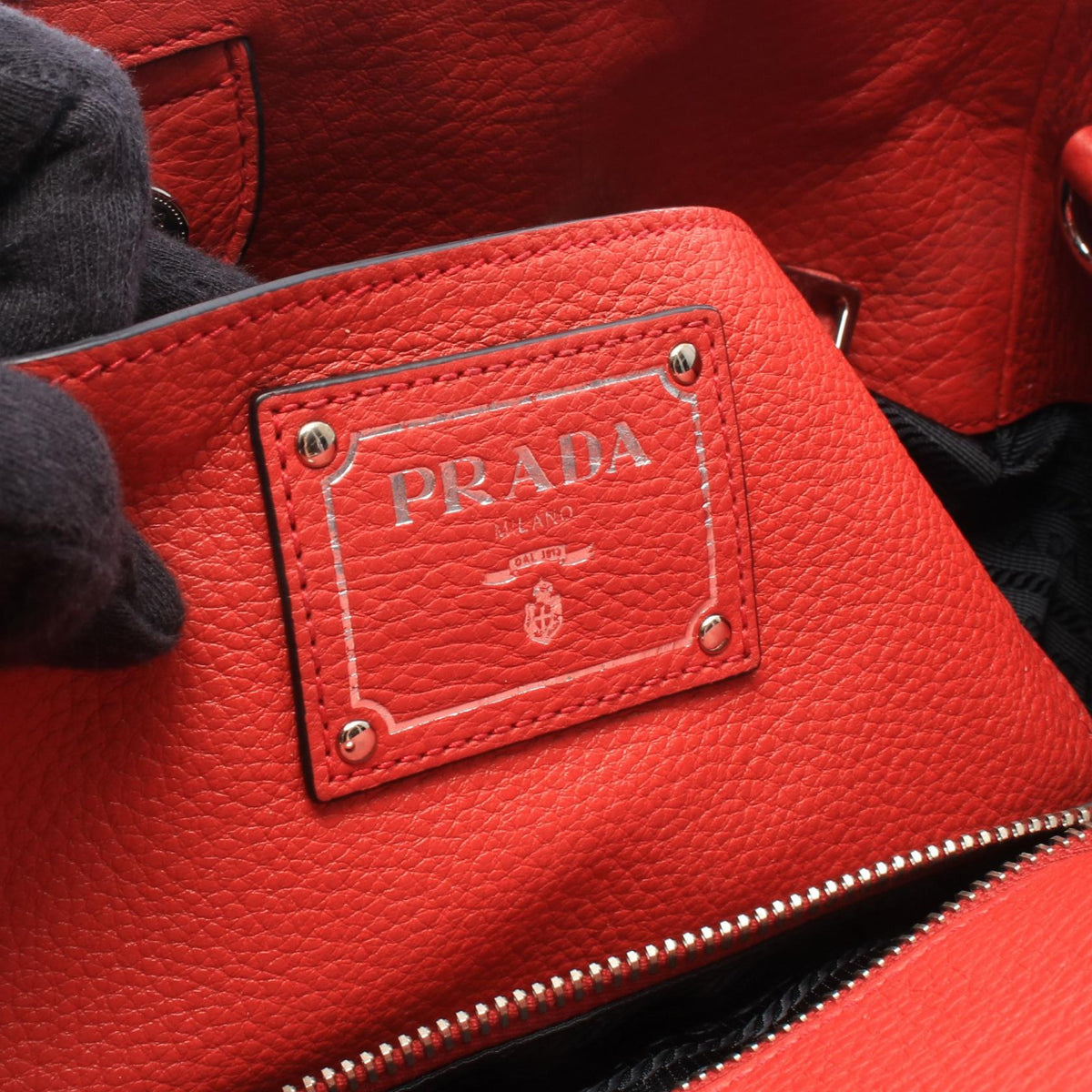Prada Vitello Phenix · Leather Tote