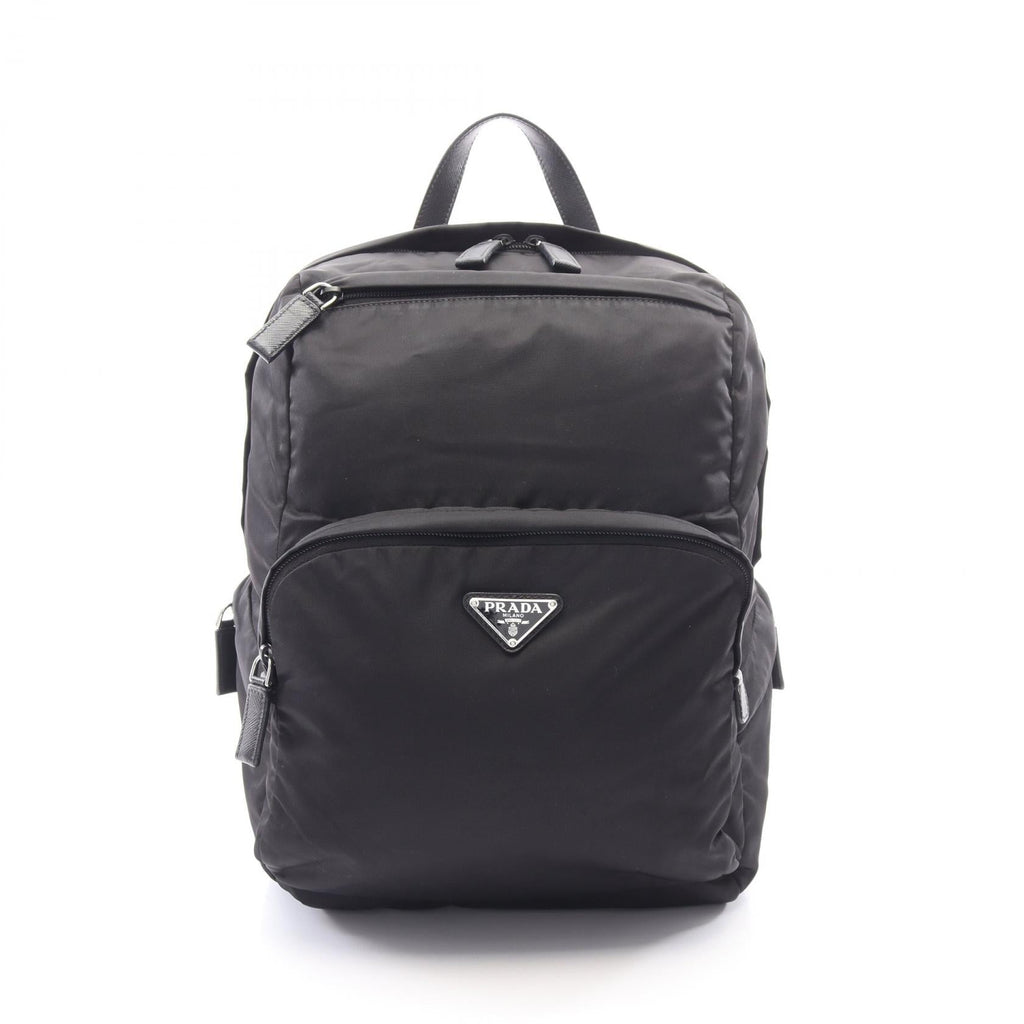 PRADA Re-Nylon · Saffiano Leather Rucksack