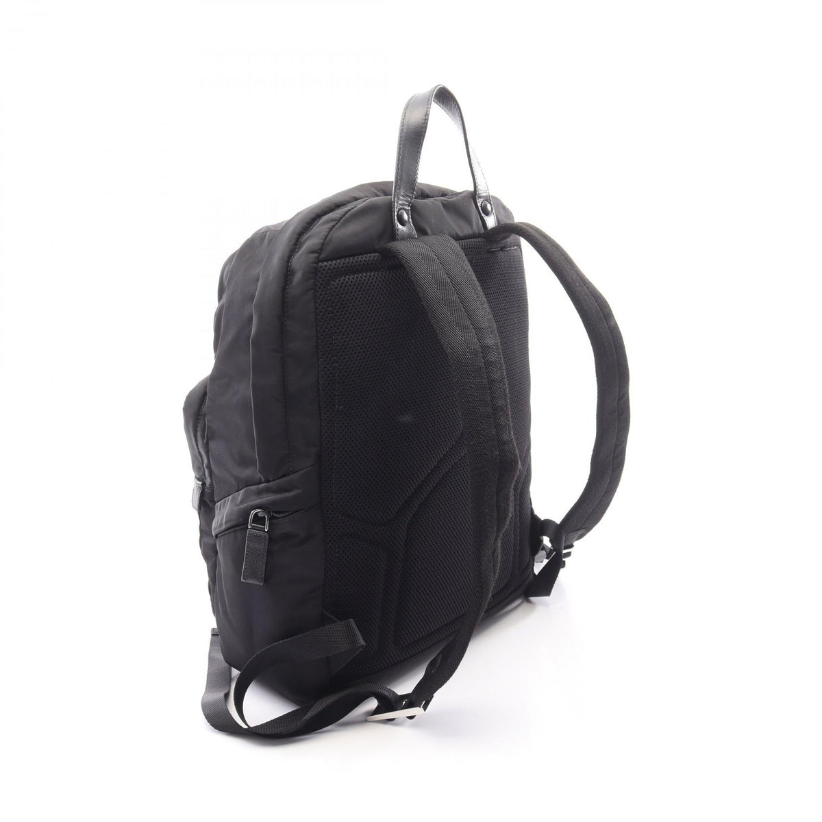 PRADA Re-Nylon · Saffiano Leather Rucksack
