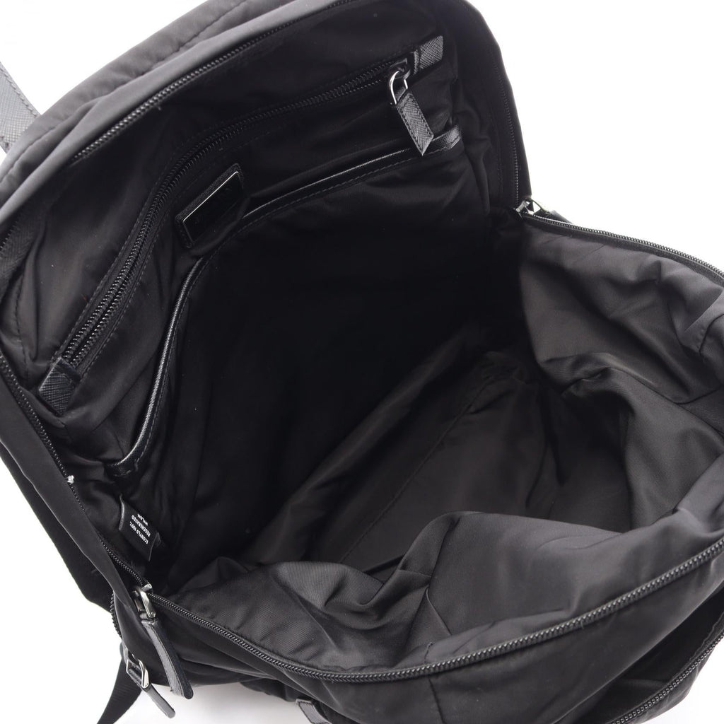 PRADA Re-Nylon · Saffiano Leather Rucksack