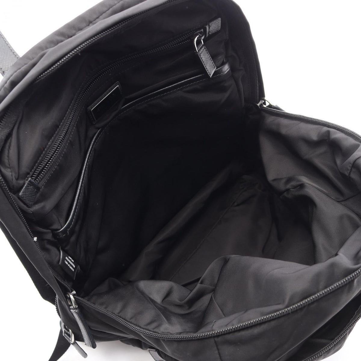 PRADA Re-Nylon · Saffiano Leather Rucksack