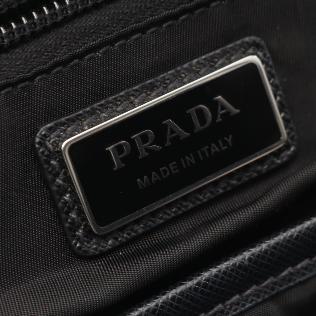 PRADA Re-Nylon · Saffiano Leather Rucksack