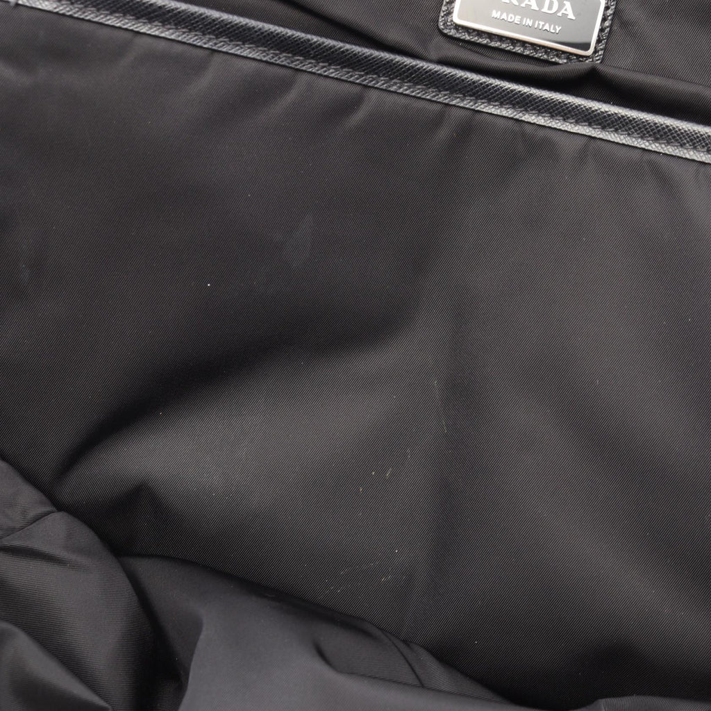 PRADA Re-Nylon · Saffiano Leather Rucksack