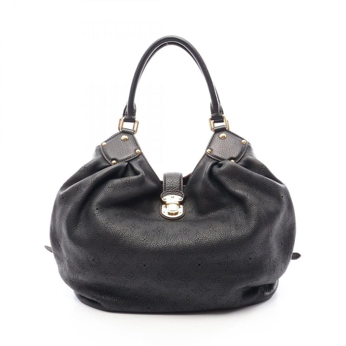 Louis Vuitton Mahina L · Leather Shoulder Bag
