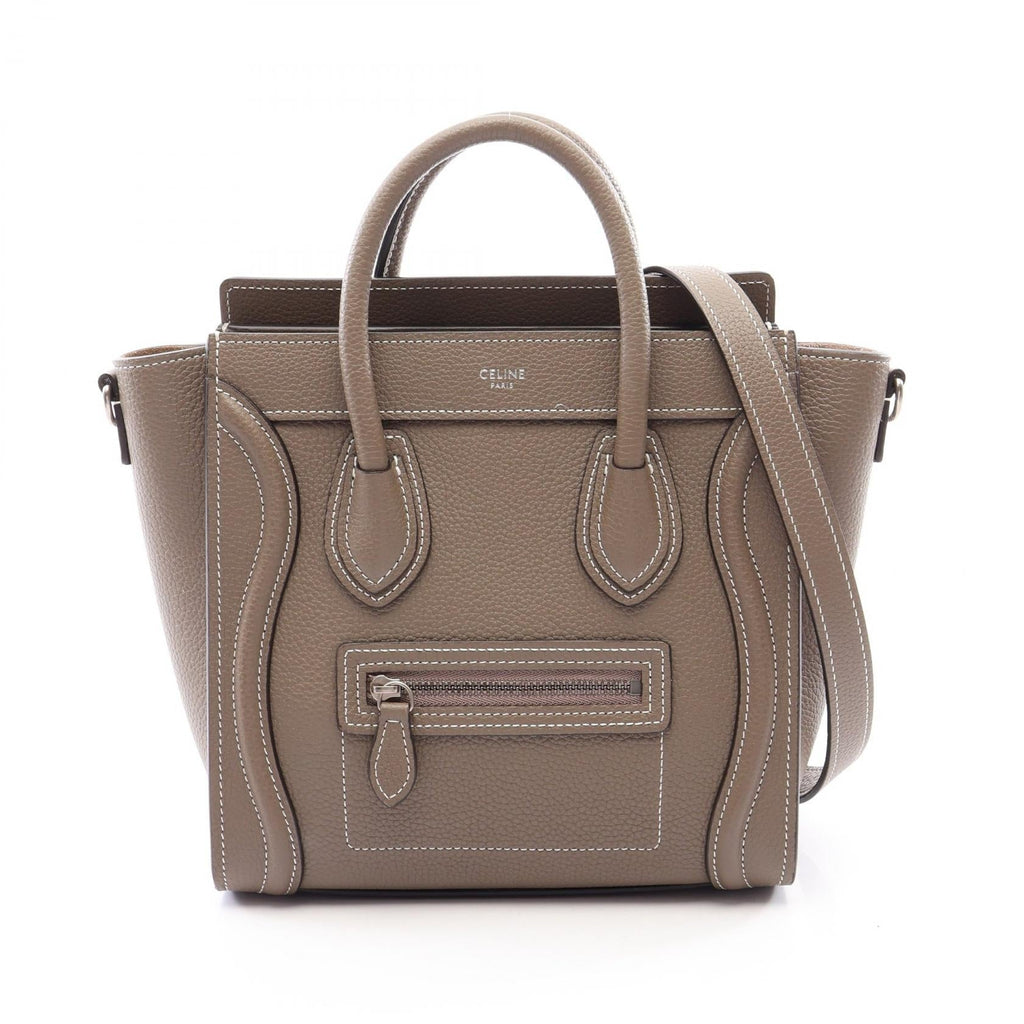 Celine Luggage Nano Shopper · Leather