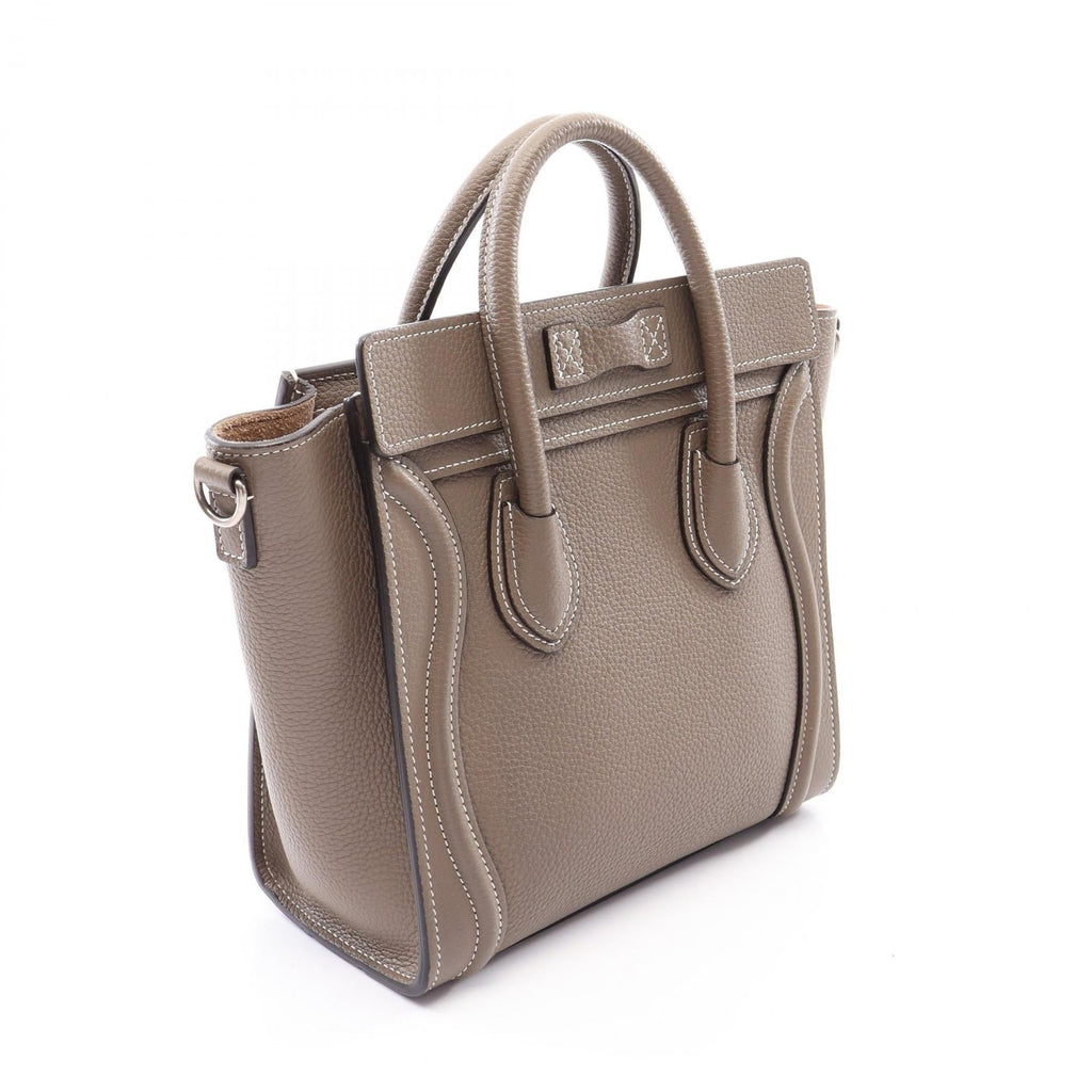 Celine Luggage Nano Shopper · Leather