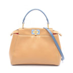 FENDI Mini Peekaboo · Leather