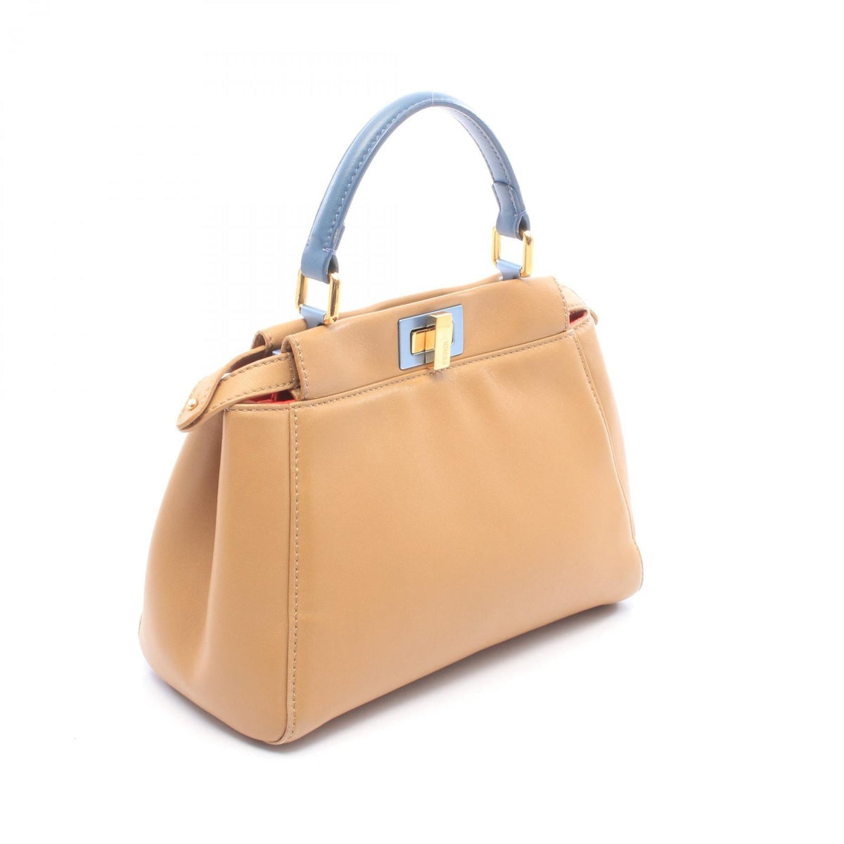 FENDI Mini Peekaboo · Leather