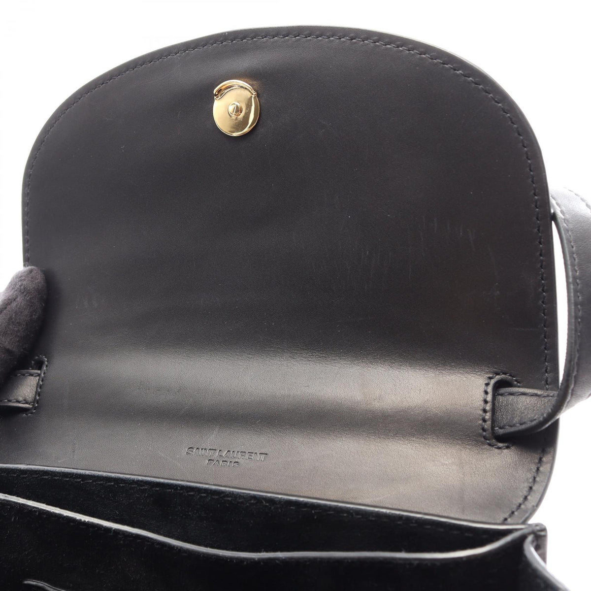 Saint Laurent Kaia Small · Leather