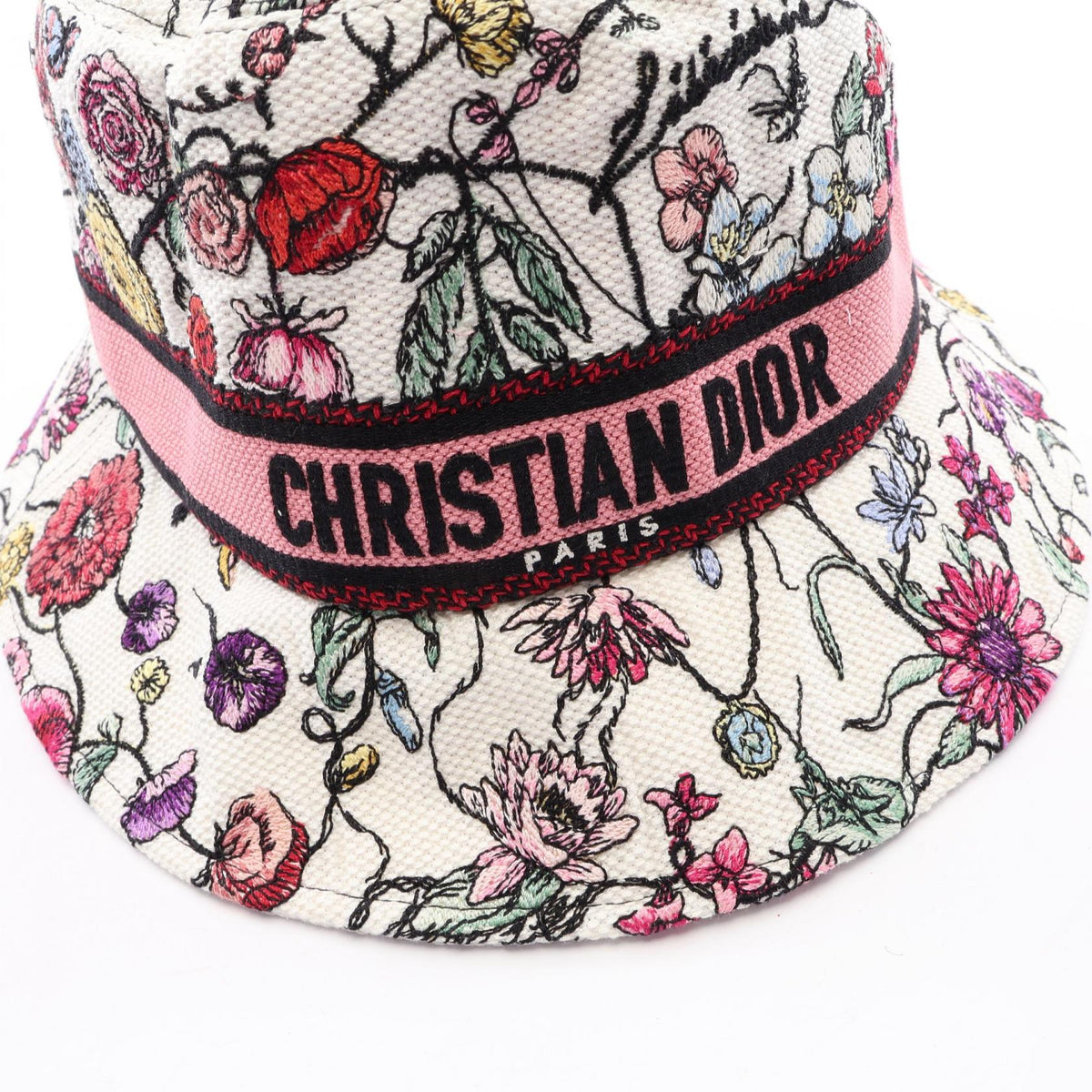 Dior · D-Bobby Florilege Embroidery Bucket Hat