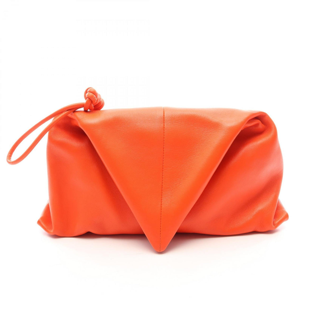 Bottega Veneta Triangle Flap Clutch