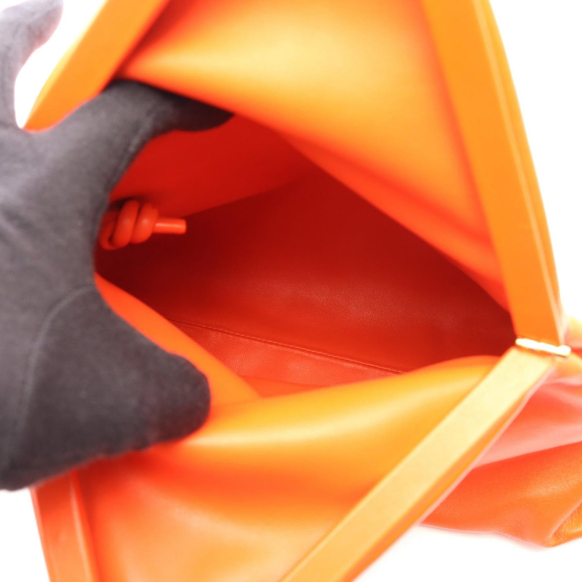 Bottega Veneta Triangle Flap Clutch