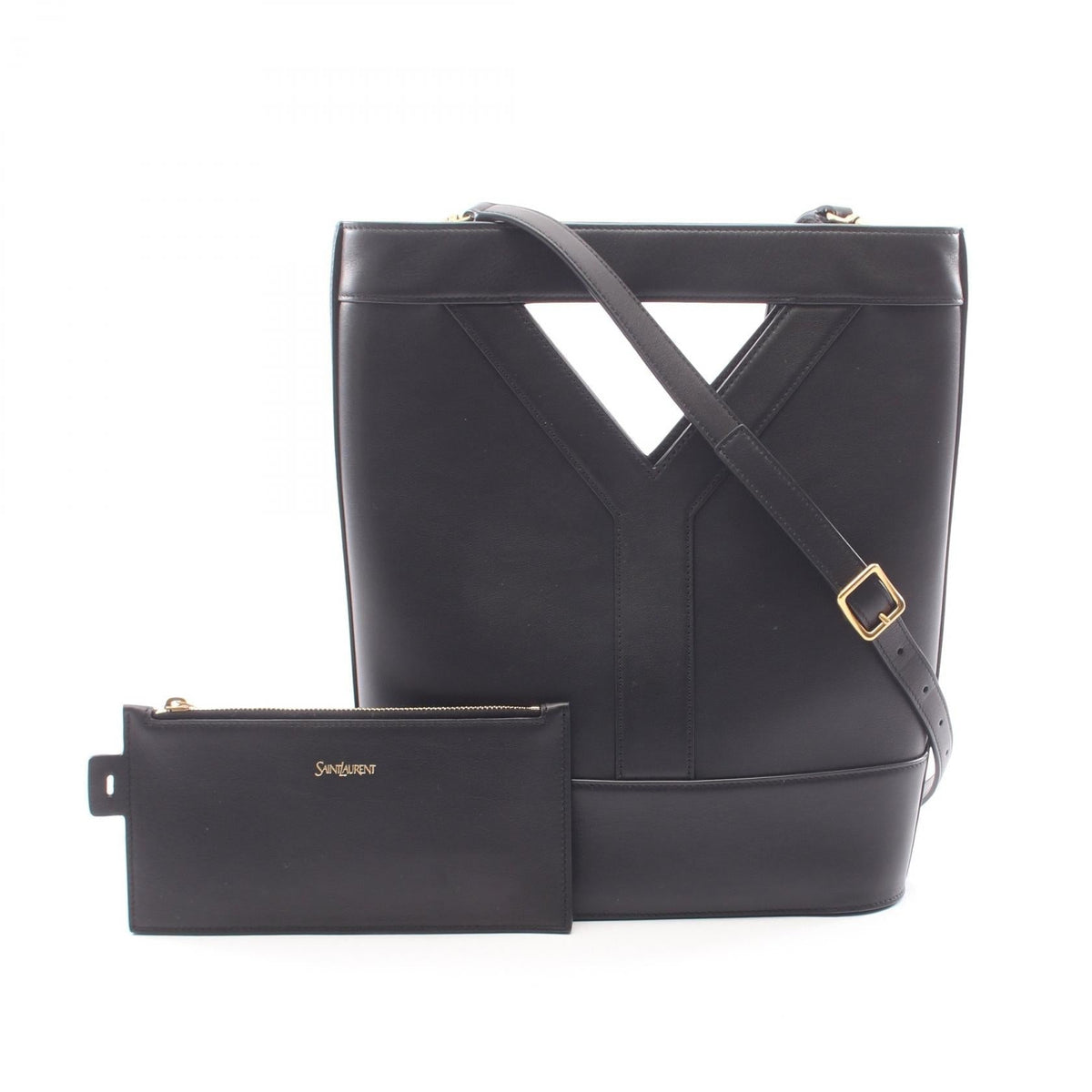 Saint Laurent Y-Bucket Small · Leather