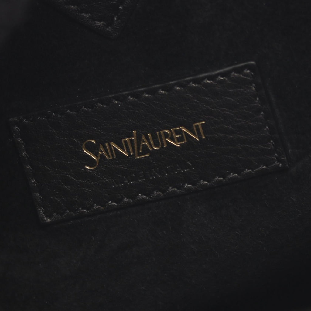 Saint Laurent Y-Bucket Small · Leather
