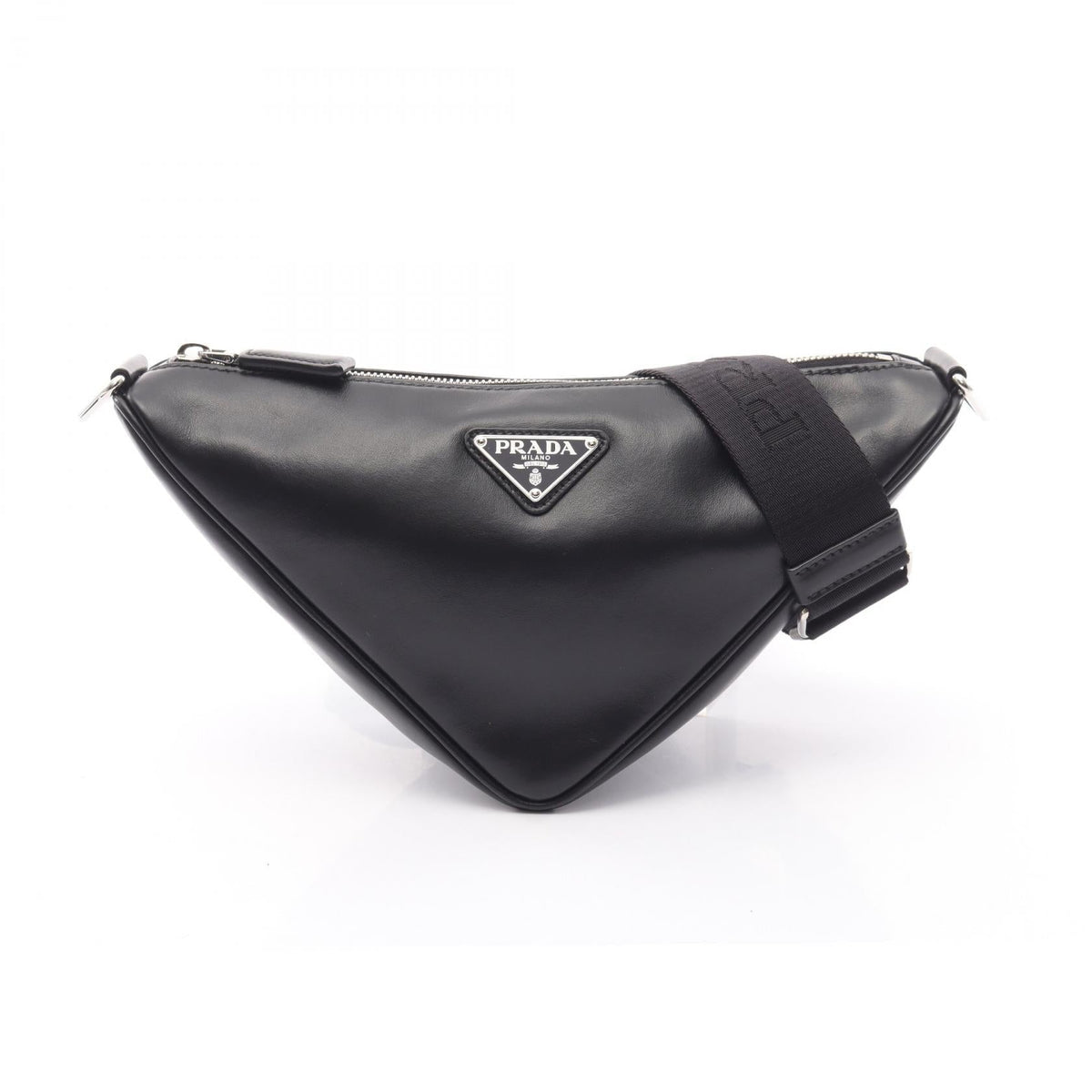Prada Triangle Crossbody · Leather
