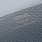Hermès Bearn Soufflet · Soufre Blue Lin · Epsom