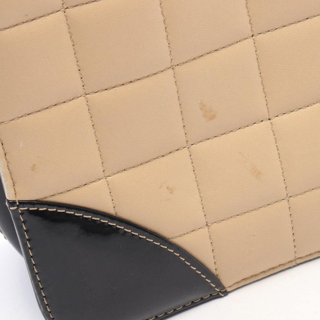 Chanel Chocolate Bar · Patent Leather