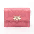 Chanel Boy · Grained Calfskin Wallet