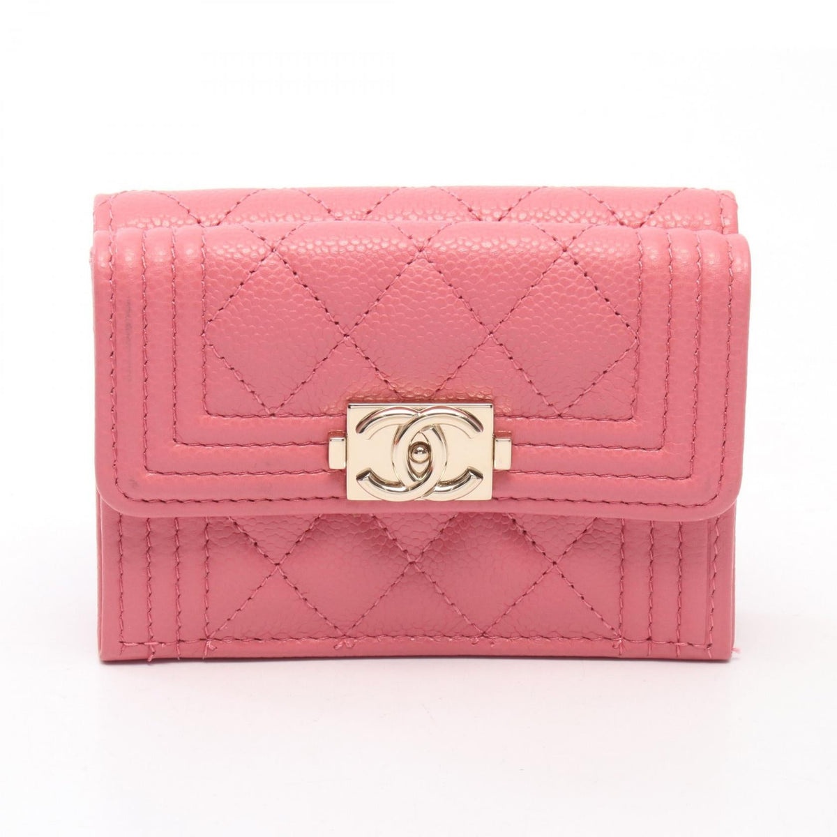 Chanel Boy · Grained Calfskin Wallet