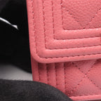 Chanel Boy · Grained Calfskin Wallet