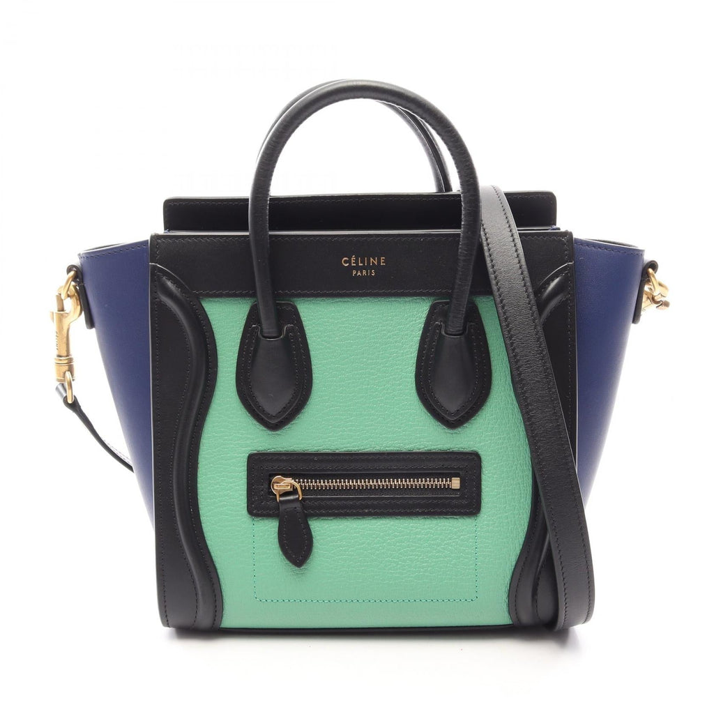 Celine Luggage Nano Shopper · Tricolor