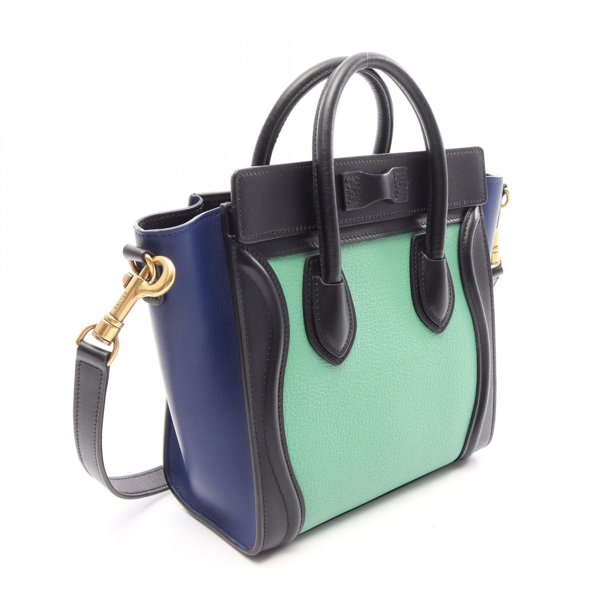 Celine Luggage Nano Shopper · Tricolor