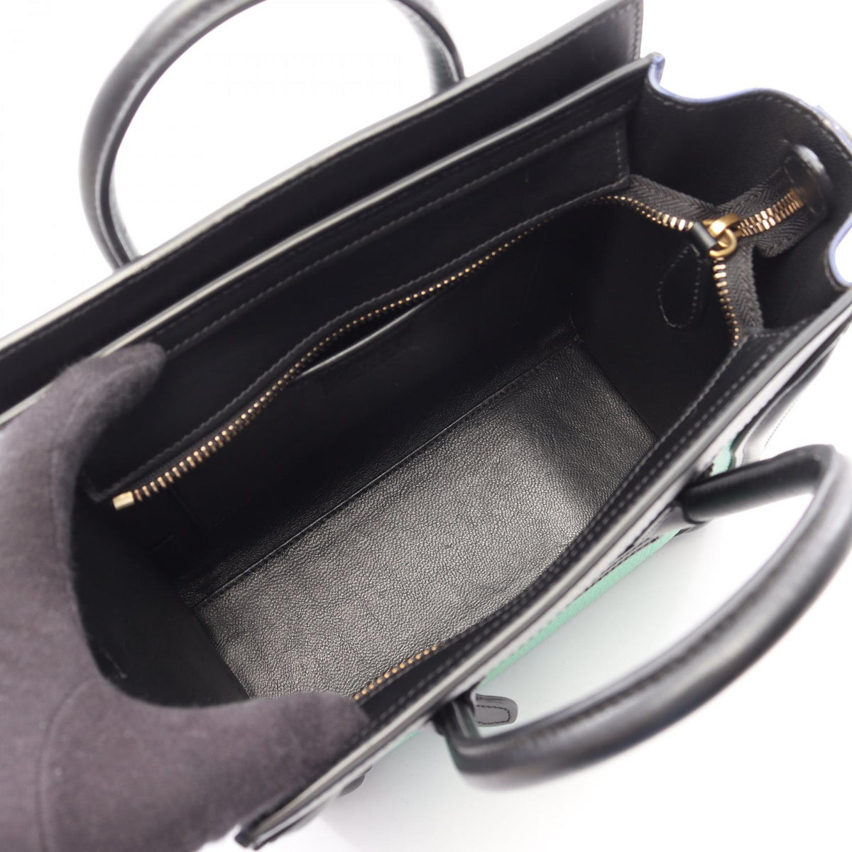 Celine Luggage Nano Shopper · Tricolor