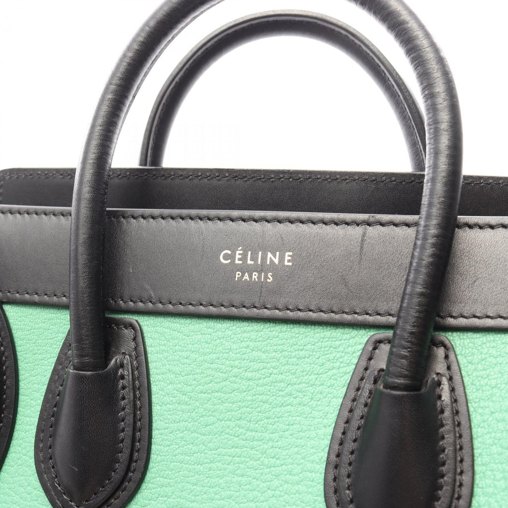 Celine Luggage Nano Shopper · Tricolor