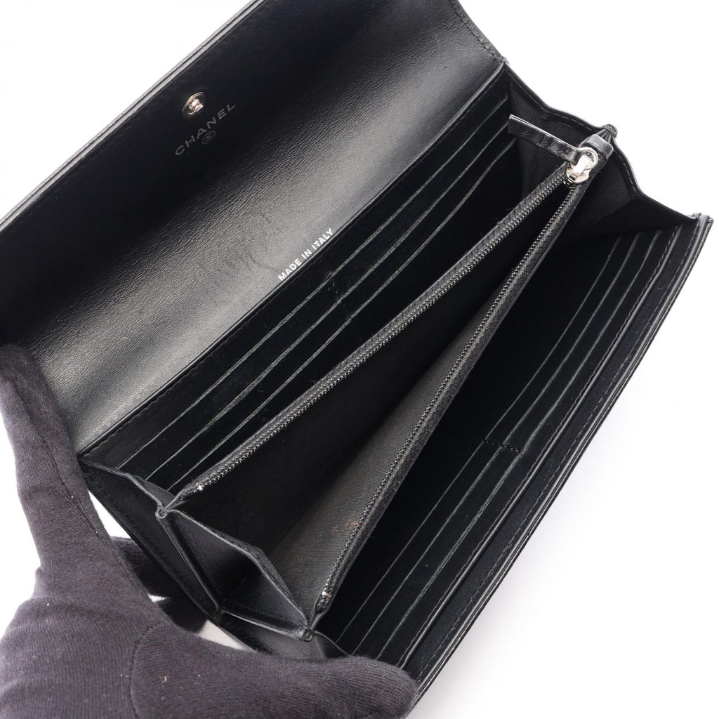 Chanel Coco Mark · Grained Calfskin Wallet