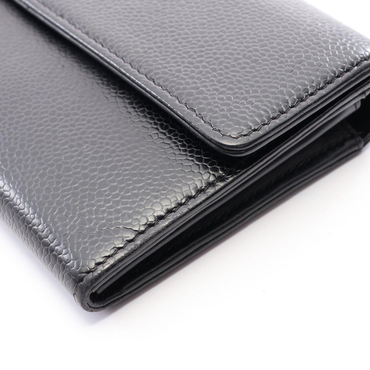 Chanel Coco Mark · Grained Calfskin Wallet