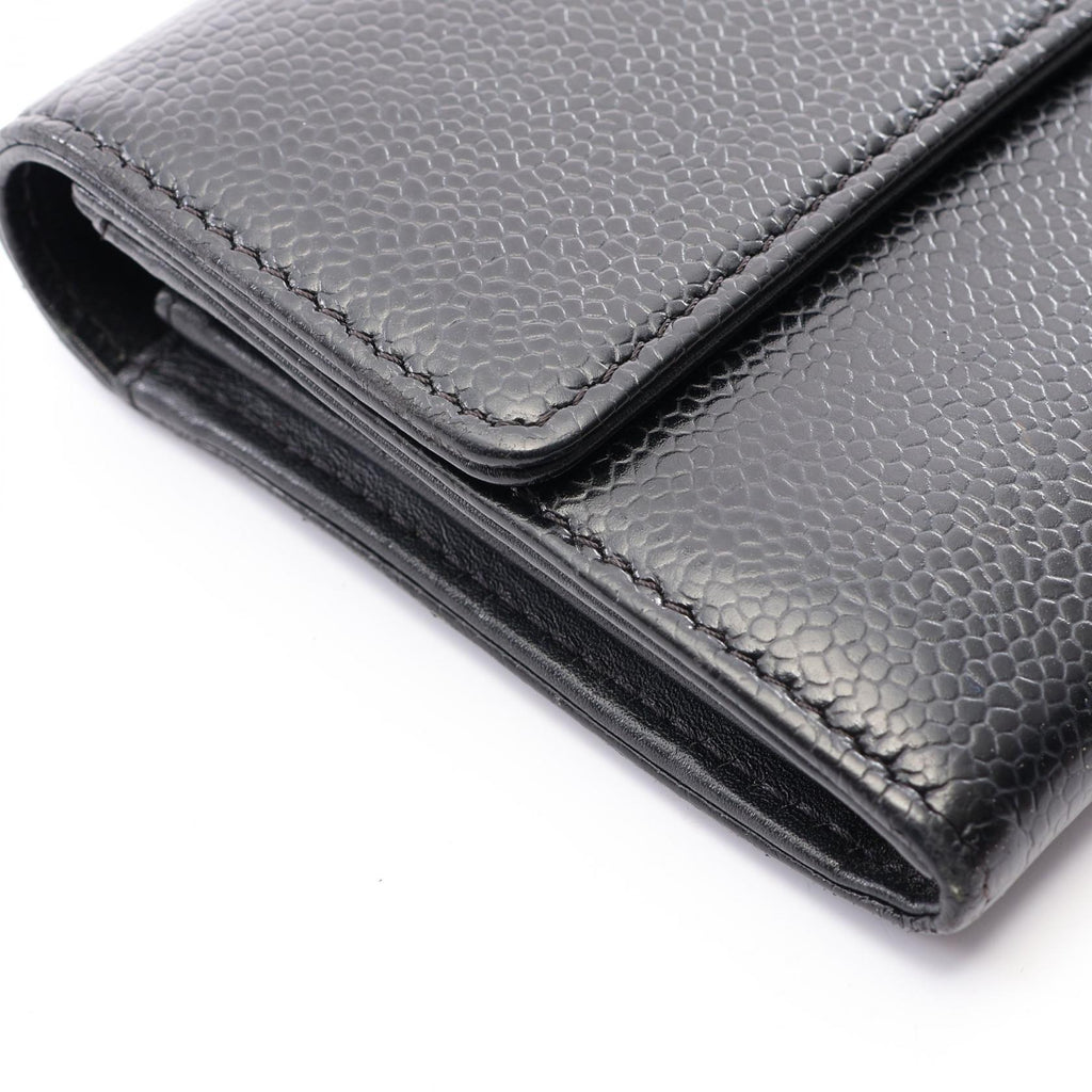 Chanel Coco Mark · Grained Calfskin Wallet