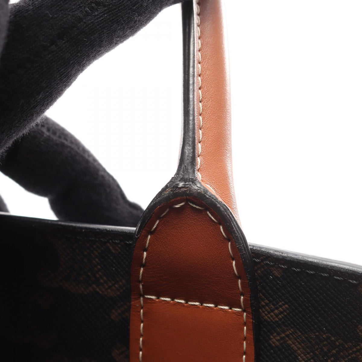 CELINE Vertical Cabas Triomphe · Canvas Leather
