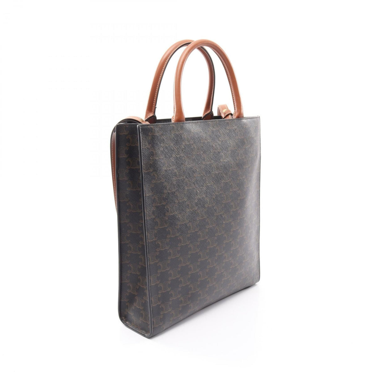 CELINE Vertical Cabas Triomphe · Canvas Leather
