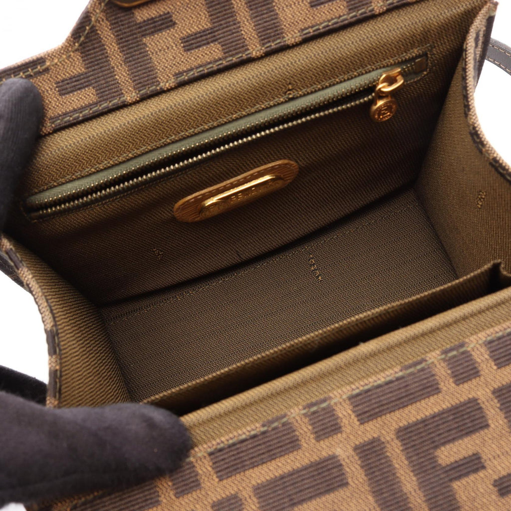 Fendi Zucca · Canvas Handbag
