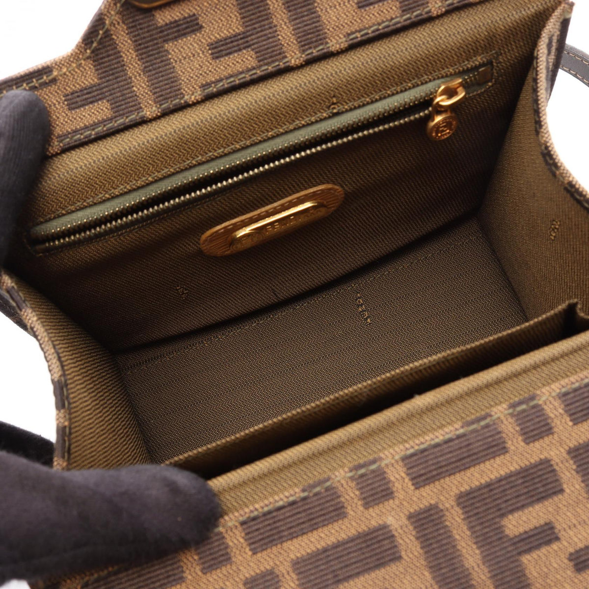 Fendi Zucca · Canvas Handbag