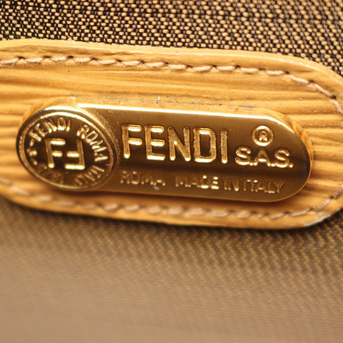 Fendi Zucca · Canvas Handbag