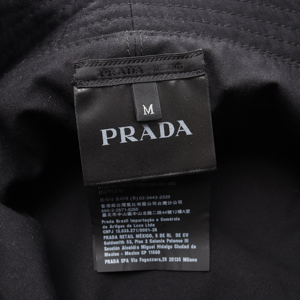 Prada Logo Print Bucket Hat · Cotton
