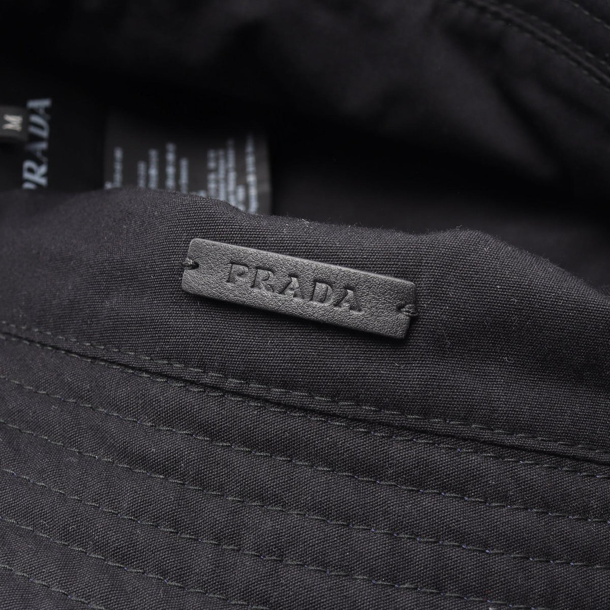 Prada Logo Print Bucket Hat · Cotton