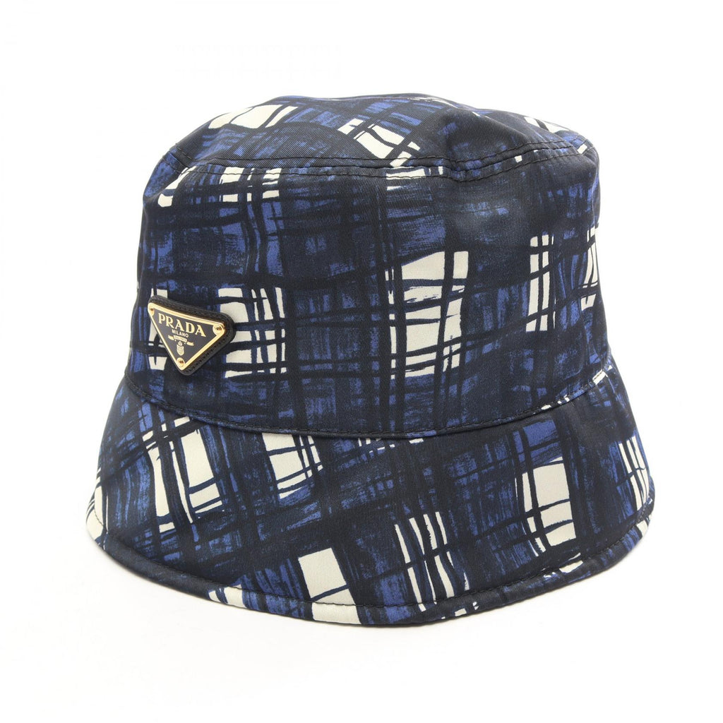 PRADA Re-Nylon · Checkered Bucket Hat