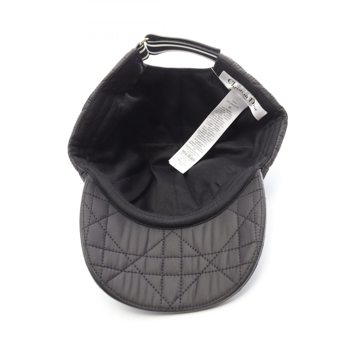 Dior D-Player · Cannage Quilting Cap