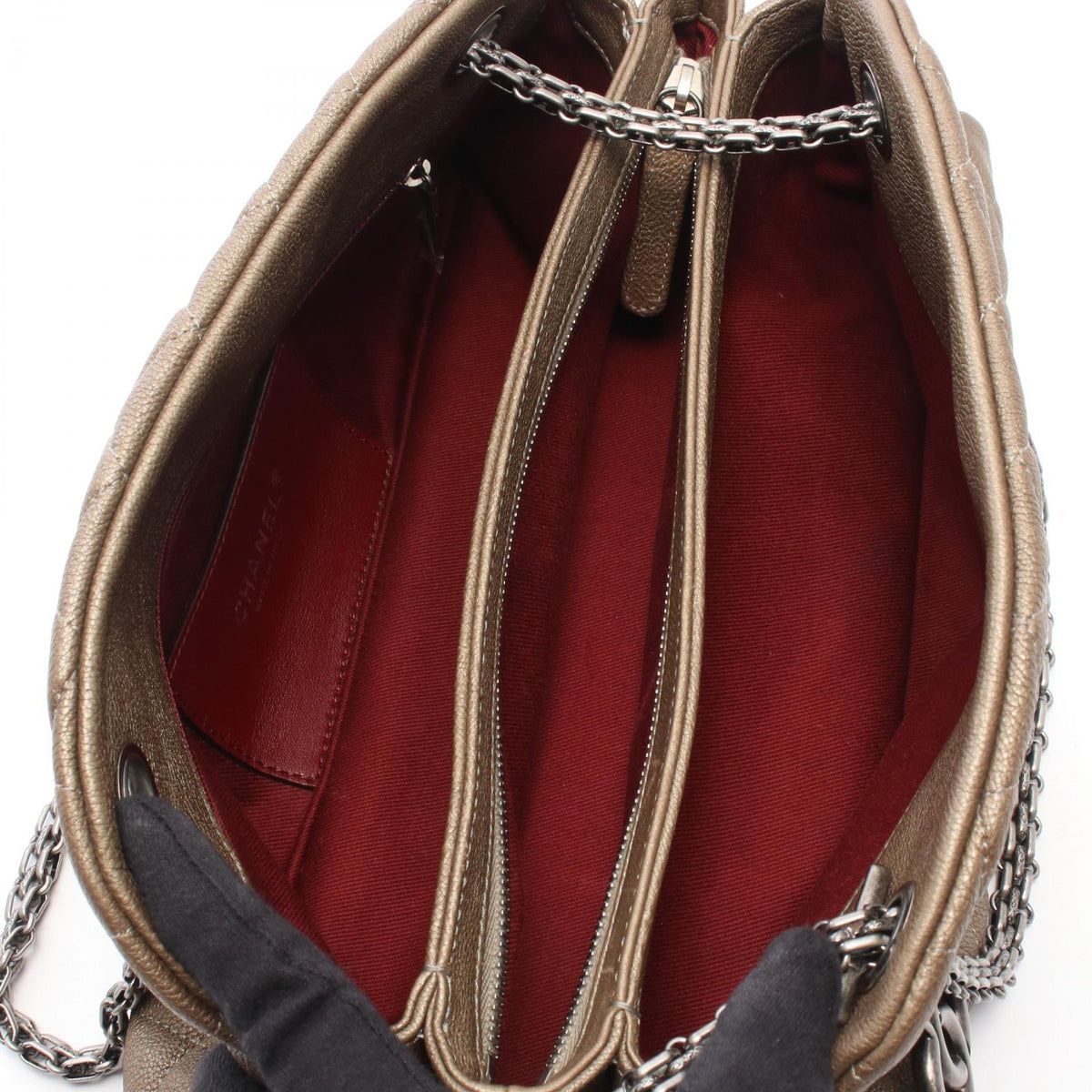 Chanel Matelassé Bowling Bag · Leather