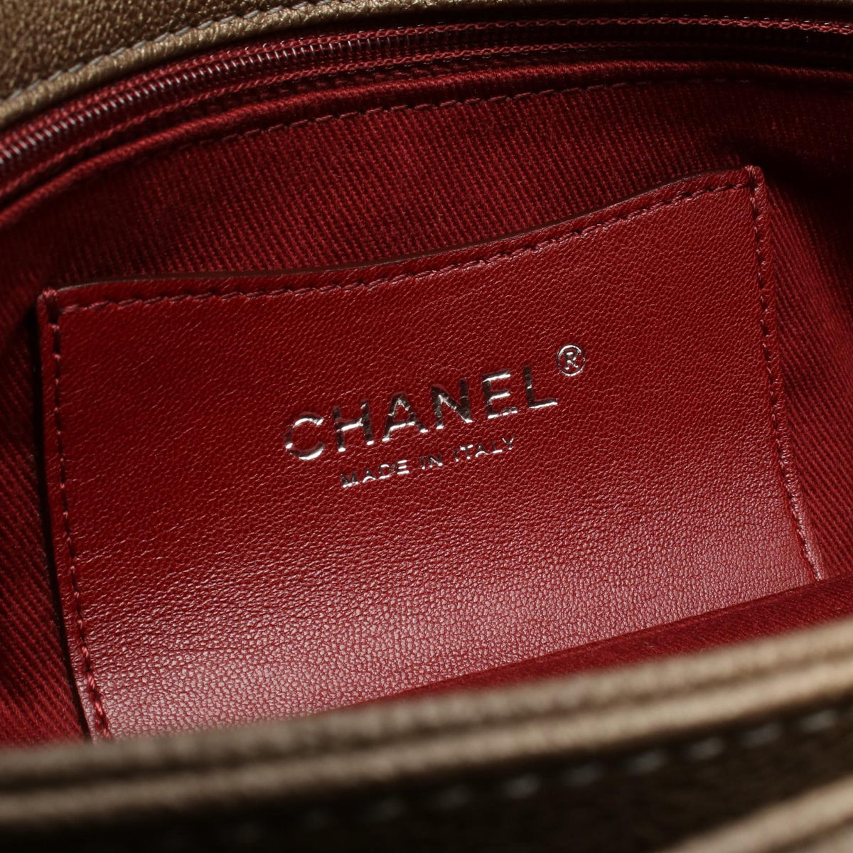 Chanel Matelassé Bowling Bag · Leather