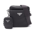 Prada Tessuto · Saffiano Leather Crossbody
