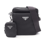 Prada Tessuto · Saffiano Leather Crossbody