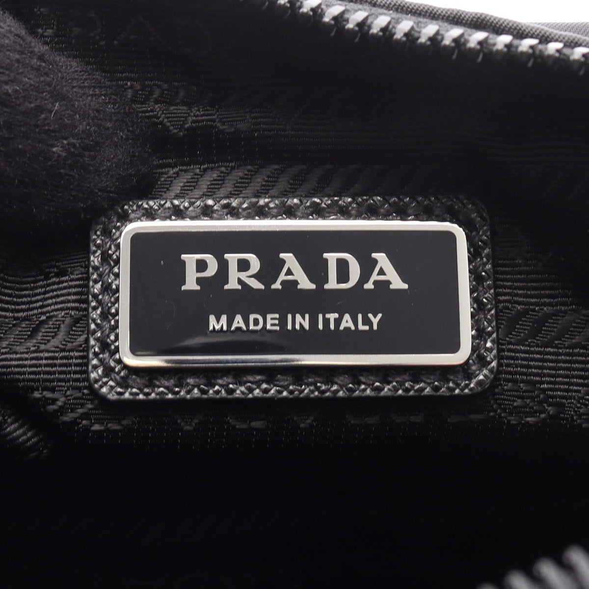 Prada Tessuto · Saffiano Leather Crossbody