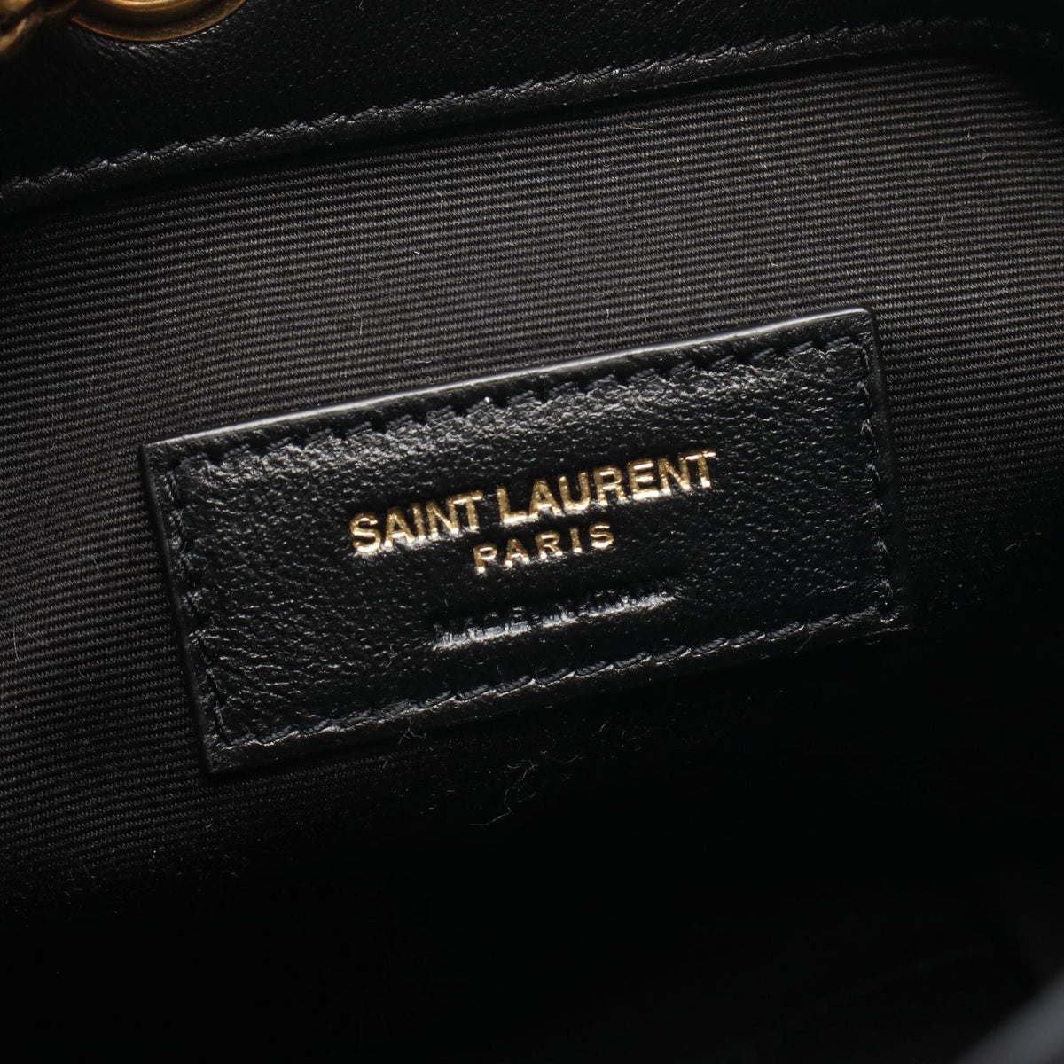 Saint Laurent Joe Mini Bucket · Leather