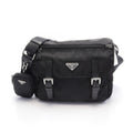 Prada Vela · Nylon Saffiano Shoulder Bag