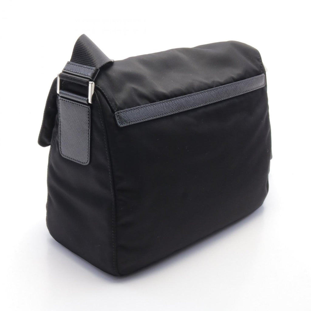 Prada Vela · Nylon Saffiano Shoulder Bag
